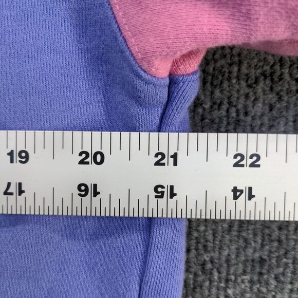 Teddy Fresh Men's Hoodie Sweatshirt Small Long Sleeve Multi Colorblock Cotton - Picture 13 of 13